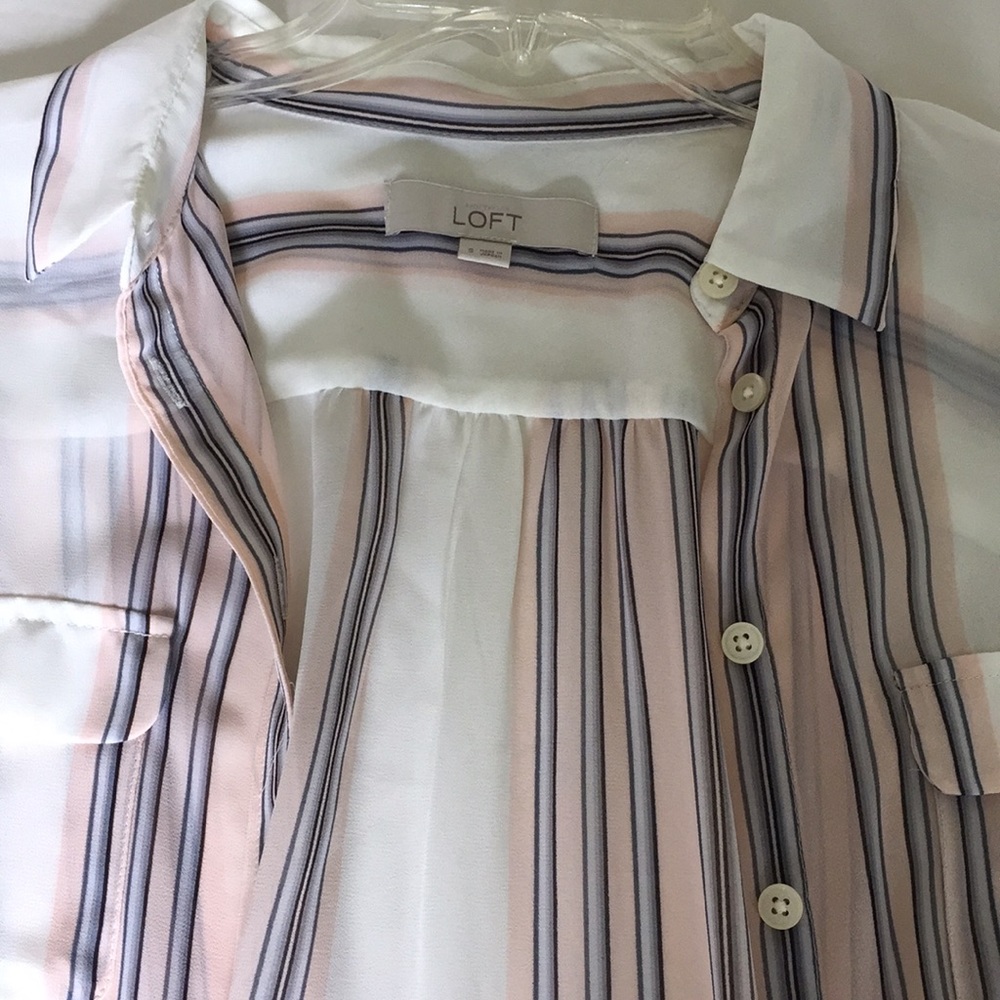 Loft Pastel Button Down - image 4